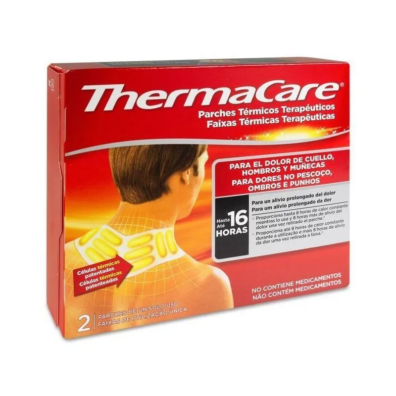 Thermacare Parche Térmico Cuello Hombro Muñeca 2 Parches