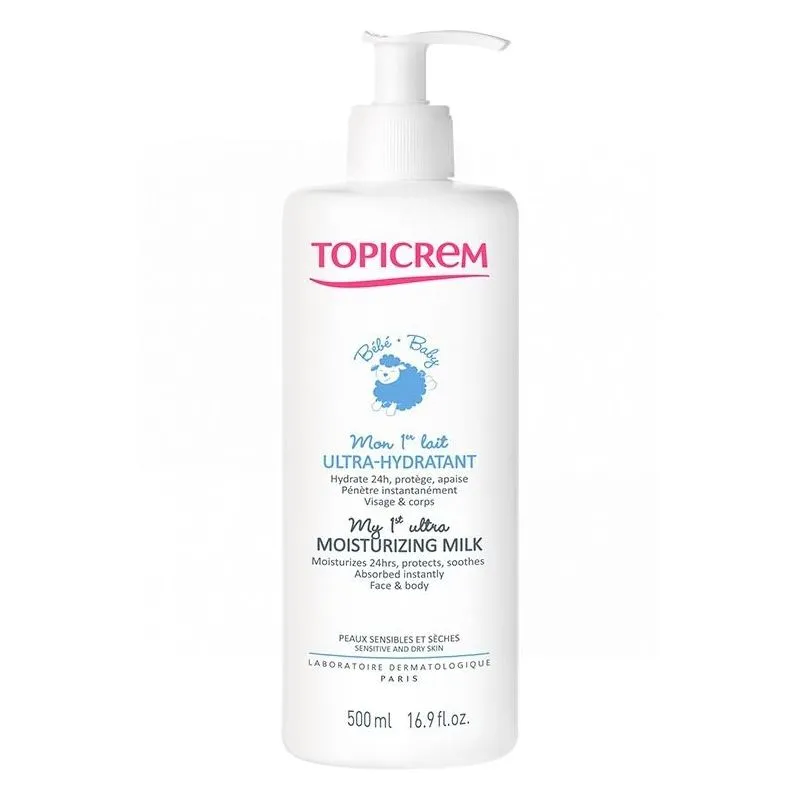 Topicrem Baby Mi Primera Leche Ultra Hidratante 500ml