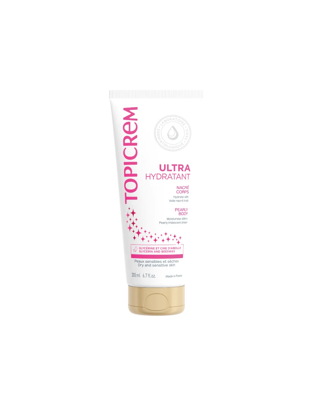 TOPICREM UH Leche Ultra-Hidratante Corporal Nacarada 200 ml