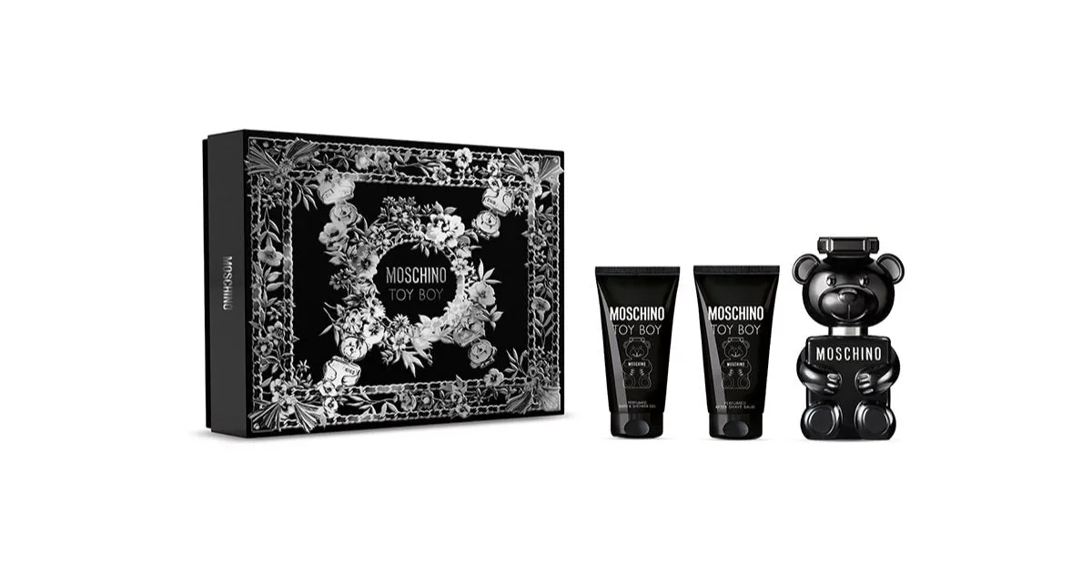 Moschino Toy Boy Gift Set for Men Eau de Parfum 50ml + Scented Shower Gel 50ml + Post-shave Balm 50ml