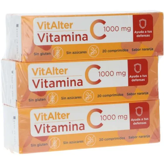 VitAlter Vitamina C 1000 mg 60 comprimidos efervescentes