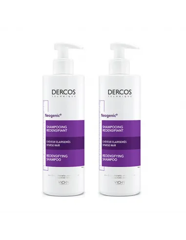 VICHY DERCOS CHAMPÚ NEOGENIC DUPLO 2 X 400 ML