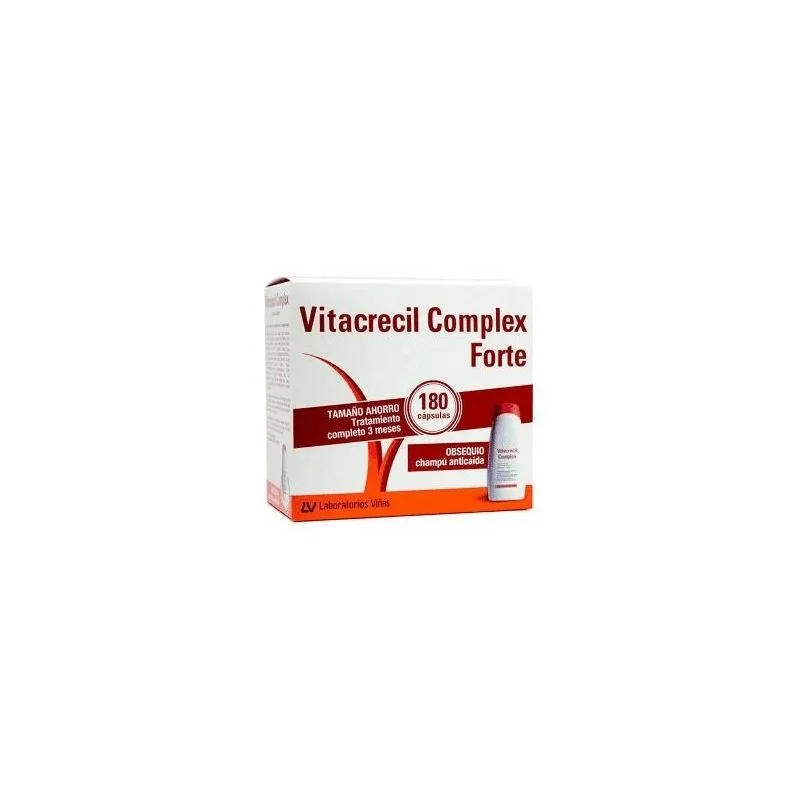 Vitacrecil Complex Forte 180 Caps + Champú Anticaída