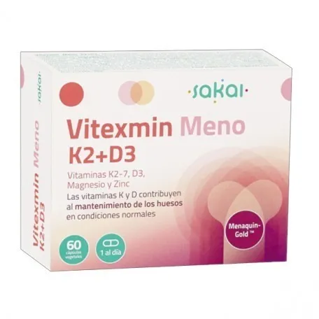 Vitexmin K2+D3 60 Cápsulas Sakai