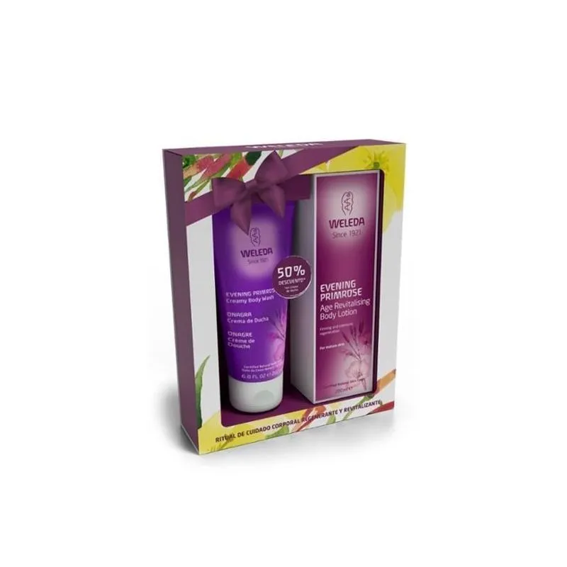Weleda Pack Onagra Crema de Ducha 200ml + Leche Corporal