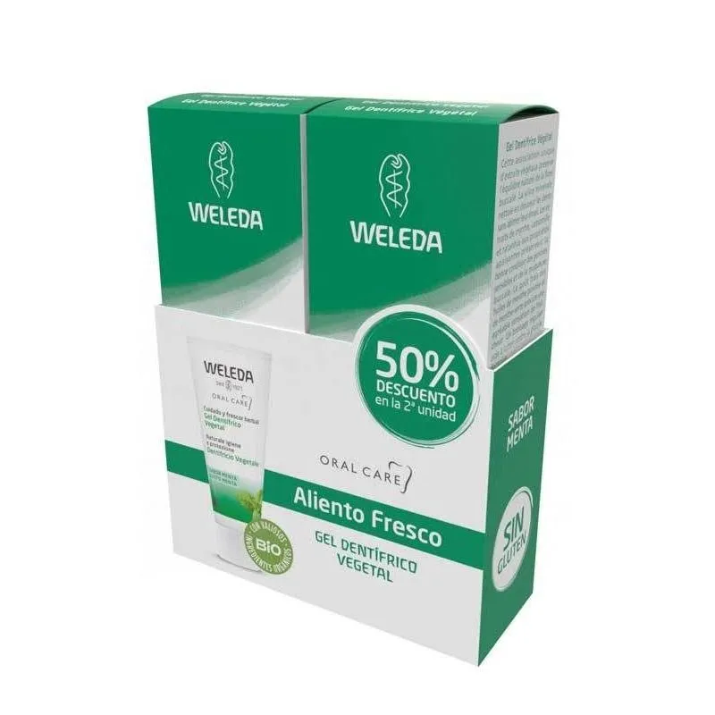 Weleda Pasta Dentífrica Vegetal 2 x 75ml