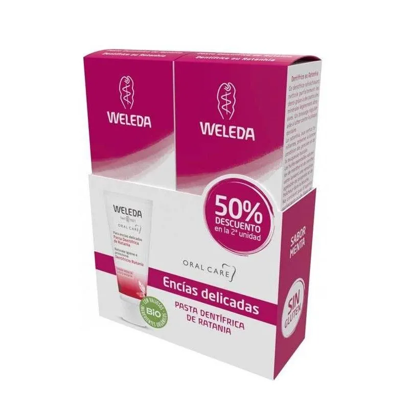 Weleda Pasta Dentífritca de Ratania 2 x 75ml