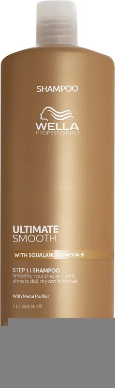 Wella Professionals Ultimate Smooth intense nourishing shampoo for shiny and soft hair 1000 ml