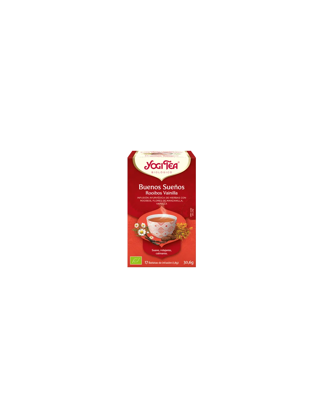 Yogi Tea Buenos Sueños Rooibos Vainilla 17 Bolsitas de Infusión