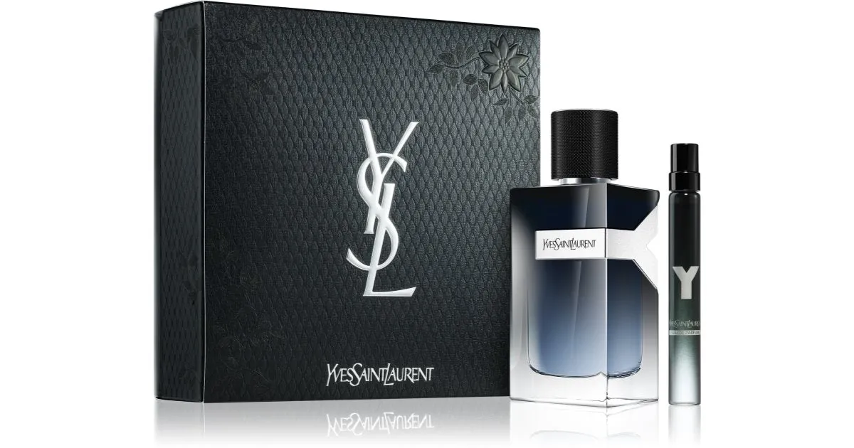 Yves Saint Laurent Y Gift Set for Men Yves Saint Laurent Y Eau de Parfum Refillable 100ml + Eau de Parfum 10ml