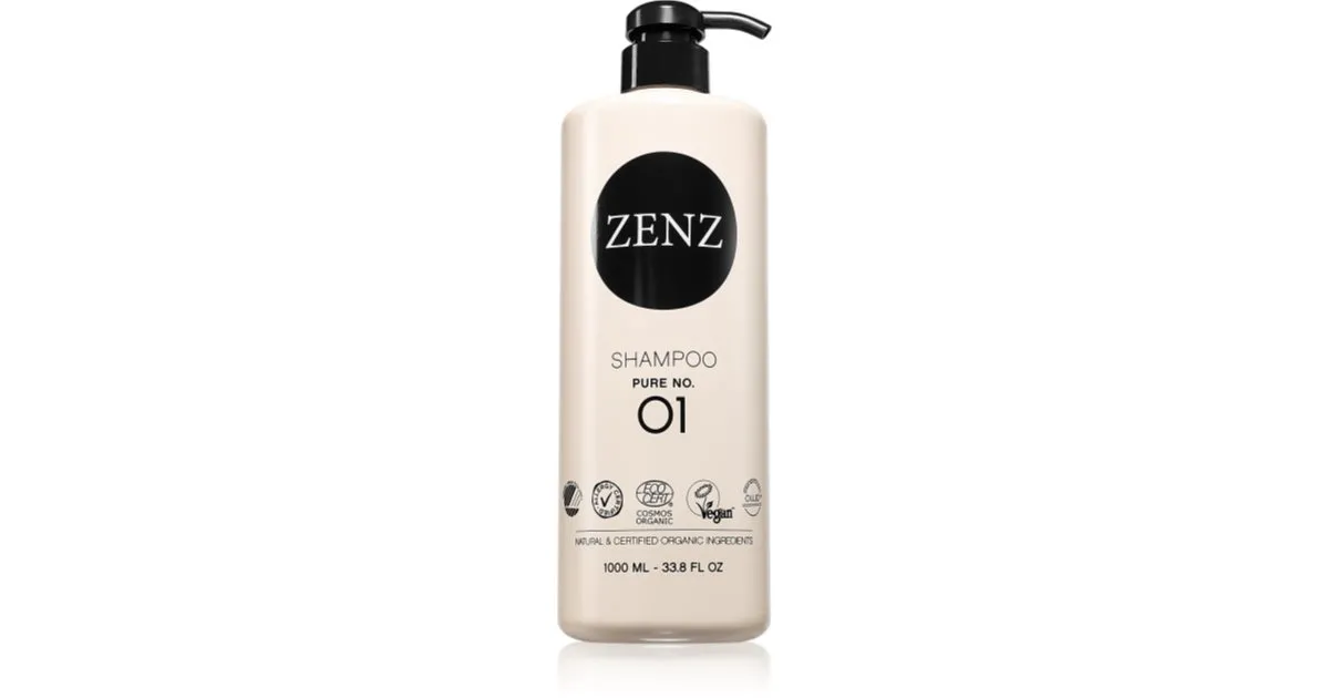 ZENZ Organic Pure No. 01 unscented moisturizing shampoo 1000 ml