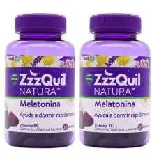 Zzzquil Natura Melatonina 60 + 60 Gominolas Pack 120 Gominolas